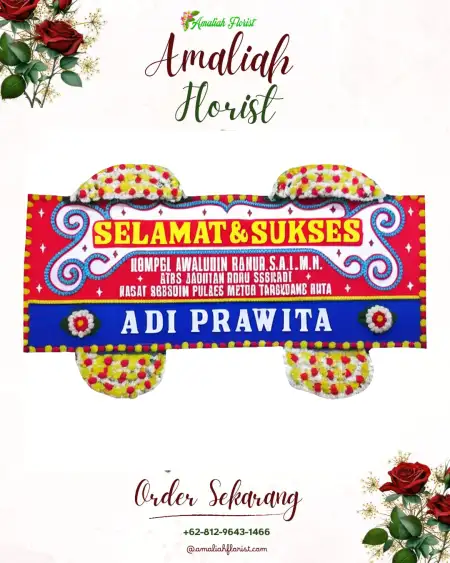 Papan Bunga Ucapan Selamat Kareko