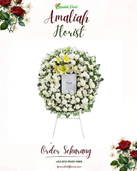 Krans Bunga Duka Kareko